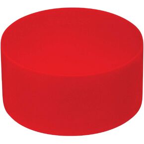 Caplugs 99394799 Plastic Sleeve Cap for Tube Ends. SC-3, PE-LD, Cap ID 3.000" Length 1.00", Red (Pack of 18)