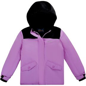 Girls Ski Jacket Waterproof Windproof Warm Winter Fleece Snow Coat Snowboarding Jacket