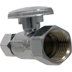 5 Pc XFITTING 1/2 Inch Female NPT x 3/8 Inch OD Compression Angle Ball Valve, 30-1-5=5XX