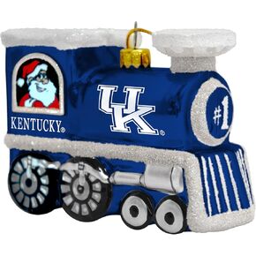 NCAA Blown Glass Train Ornament