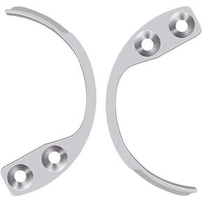 2 Pcs Portable Stainless Steel Special Tools,Stainless Steel Metal Hooks,Supermarket Tool Accessories,Clothing Tool Accessories (Silver)