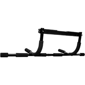 Body Sport 3-in-1 Pull-Up Bar for Doorway, Upper Body Fitness Workout Bar – 300 lb. Max Limit, Multi-Grip Exercise Bar – Portable Fitness Trainer for Home Gym