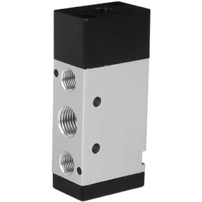 2-Position 5-Way Pneumatic Control Valve Air Valve Aluminum Alloy for Mechanical ((4A210-08 G1/4 Inch))