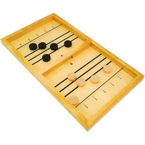 Trademark Innovations Tabletop Slingshot Hockey Puck Ice Hockey Board Game
