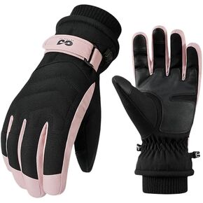 Winter Ski Snow Gloves for Men Women Youth Touchscreen Waterproof Cold Weather Hand Warming Gloves Winter Work Gloves