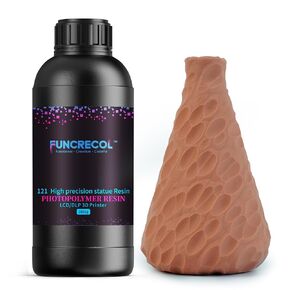 3D Printer Resin Ultra-High Precision for Tabletop Miniatures, 405nm UV-Curing 3D Printing Resin Excellent Fluidity Photopolymer Resin for LCD/DLP/MSLA Resin Printers Red Wax Color(1000g)