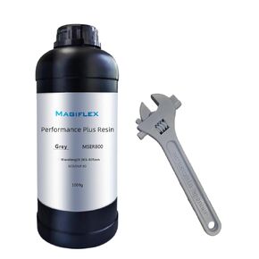 Ultra Tough Resin, Upgraded 3D Printer Resin, 405nm Fast Curing, High Toughness, Precision and Rapid Photopolymer for 8K Capable LCD, DLP 3D Printing (1000g） (Grey)