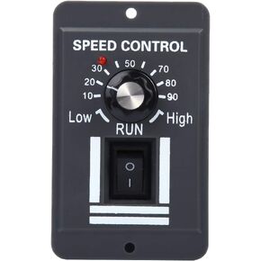 HURRISE Motor Speed Controller DC12-60V 20A DC Brush Motor Speed Controller Stable and Forward Reverse Motor Speed Governor Applicable Current is Within 10A