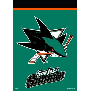 San Jose Sharks House Flag Hockey Licensed 28" x 40"