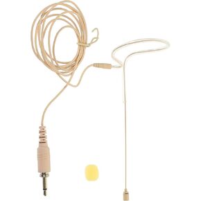 Abaodam Over Ear Boom Microphone Headset Voice Amplifier Microphone with 3.5mm Audio for Teachers Speakers Coaches Presentations