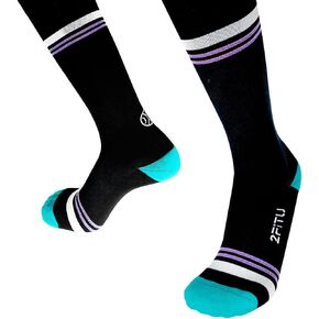 Graduated Compression Socks, Knee High, 15-20mmHg, for Women & Men, Fast Recovery, Ideal for Travel, Running, Pregnancy