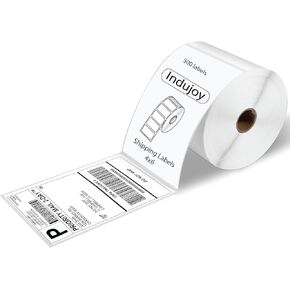 4x6 Thermal Labels, 500PCS 4"x6" Shipping Labels Roll, 4x6 Labels Paper Compatible with Rollo, MUNBYN, Zebra, IDPRT, Nelko, POLONO Thermal Printers, Strong Adhesive, for Postage Adhesive Labels