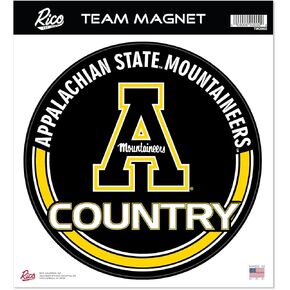 Rico Industries NCAA Appalachian State Mountaineers 8" Round Magnet