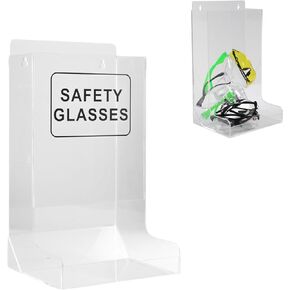 موزع نظارات السلامة، حامل نظارات أمان للزوار من الأكريليك، حامل شفاف لتخزين النظارات للاستعمال مرة واحدة، حامل نظارات منظم للحائط من الأكريليك، حامل نظارات السلامة، حامل نظارات in Kuwait