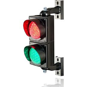 100mm(4inch) Traffic Light Kit, DC12-36V Traffic Light Lamp,Stop Light,Man Cave,Go Lights,PC Housing Waterproof IP65