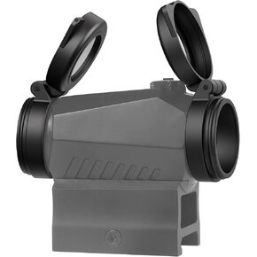 Red Dot Lens Cover 1x20mm Flip Up Transparent Red Dot Caps Optics Sight Protection Cover Compatible with Romeo5/28mm Diameter Outer Lips Red Dot Sights