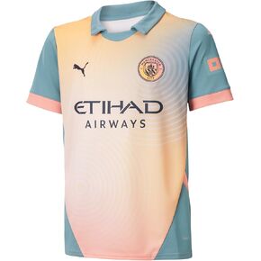 Manchester City FC Kids 2024/25 Definitely City Soccer Jersey - Pink