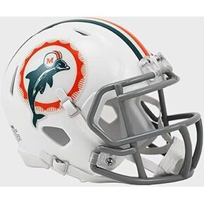 Miami Dolphins Authentic Riddell Throwback Mini Helmet