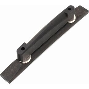 Ebony Jazz Guitar Bridge, Adjustable Bridge for Archtop Guitars Parts Replacement