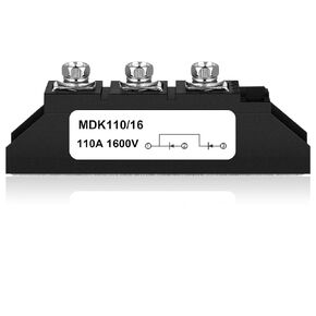 Yexiya MDK 110A (100A)-16 Solar Diode, DC Blocking Diode; Unidirectional in-line Diode, Anti Reverse Diode Peak Voltage 1600V Use Voltage Range: AC (400VAC DC3-1000VDC, Include:12VDC 24VDC