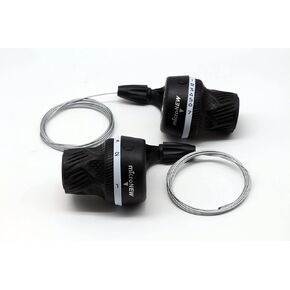 MTB Bike Bicycle Twist Grip Gear Shifters 3X7 Speed DIP Compatible for Shimano