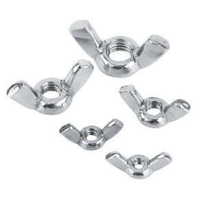 Hilitand Pack of 10 Pcs M3-M8 Stainless Steel SS316 Wing Nut DIN315 Butterfly Nuts Kits for Fastener (M8)