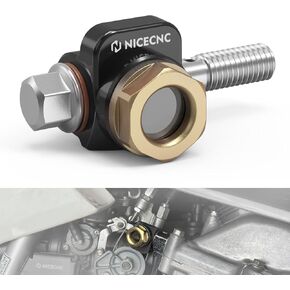 Banjo Bolt Compatible with Honda XR600R XR650L 1985 1986 1987 1988 1989 1990 1991 1992 1993 1994 1995 1996 1997-2023 with Oil Viewing Window Black