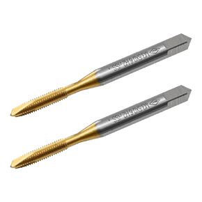 2pcs M3.5 x 0.6 mm Spiral Point Tap with H2 Tolerance Right-Hand Thread Configuration for Making New Thread and Repairing Damaged Threads