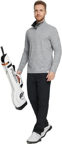 بلوفر روان بسحاب ربعي للرجال أداء جاف برقبة وهمية نحى رياضة جولف غير رسمية للرجال 1/4 بلوفر بسحاب بلوزات in Kuwait