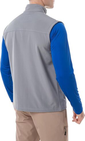 TRAILSIDE SUPPLY CO.Men's Softshell Vest Fleece-Lined Windproof Sleeveless Jacket for Golf, Travel in Saudi Arabia