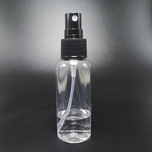 Transparent Small Spray Bottle for Cleaning Solutions, Essential Oils and Liquid Reusable Portable Clear Fine Mist Plastic Bottles Lab Bottles and Jars in Saudi Arabia