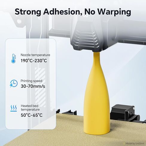 Matte PLA Filament 1.75mm, 3D Printer Filament Dimensional Accuracy +/- 0.02mm, No Clogging, Higher Toughness, Cardboard Spool 3D Filament, 1kg Black in Saudi Arabia