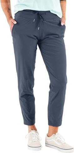 Free Fly Women's Breeze Cropped Pant - UPF 50+ Sun Protection, Moisture-Wicking, Breathable Lightweight Outdoor Pants in Saudi Arabia