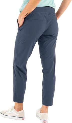 Free Fly Women's Breeze Cropped Pant - UPF 50+ Sun Protection, Moisture-Wicking, Breathable Lightweight Outdoor Pants in Saudi Arabia