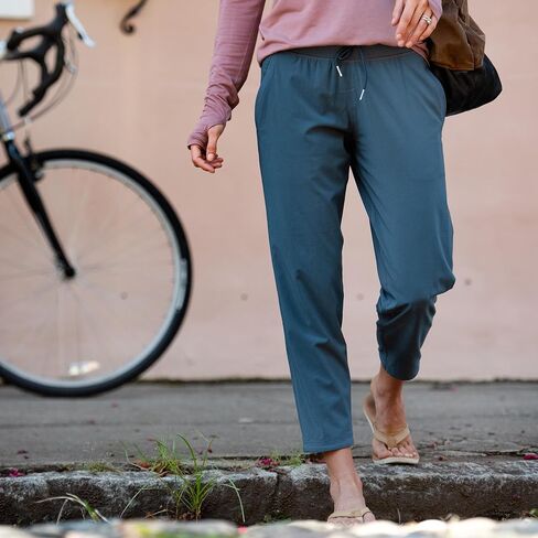 Free Fly Women's Breeze Cropped Pant - UPF 50+ Sun Protection, Moisture-Wicking, Breathable Lightweight Outdoor Pants in Saudi Arabia