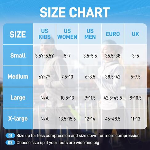 IRAMY Compression Ankle Support Crew Socks Men Women Coolmax Wicking Plantar Fasciitis Relief Running Hiking Socks 3 Pairs in Saudi Arabia