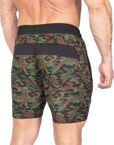 RONEX Gym Shorts for Men Breathable Lightweight Athletic Sport Jogging Shorts Elastic Waistband in Saudi Arabia