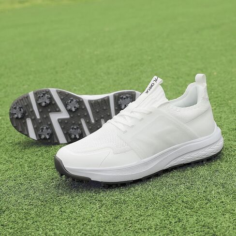Golf Shoes Men Professional Spikes Golf Sneakers Male Outdoor Walking Slip in Footwears for Golfers in Saudi Arabia