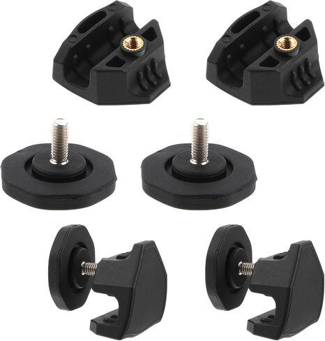 زوجان من مشابك خوذة كرة القدم، براغي الإبهام لخوذة كرة القدم متوافقة مع براغي الإبهام Riddell Speedflex Chinstrap، ملحقات مثبتات خوذة كرة القدم لقناع أوكلي للإصلاح السريع in Kuwait