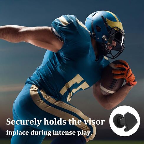 زوجان من مشابك خوذة كرة القدم، براغي الإبهام لخوذة كرة القدم متوافقة مع براغي الإبهام Riddell Speedflex Chinstrap، ملحقات مثبتات خوذة كرة القدم لقناع أوكلي للإصلاح السريع in Kuwait