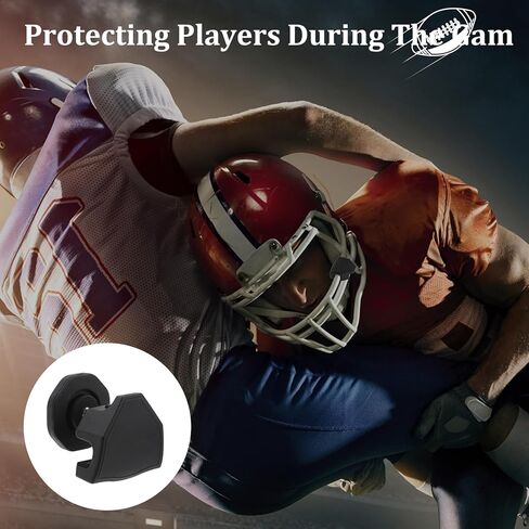 زوجان من مشابك خوذة كرة القدم، براغي الإبهام لخوذة كرة القدم متوافقة مع براغي الإبهام Riddell Speedflex Chinstrap، ملحقات مثبتات خوذة كرة القدم لقناع أوكلي للإصلاح السريع in Kuwait