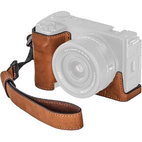 SMALLRIG Camera Leather Case Kit for Sony ZV-E10 II (Brown) - 4889