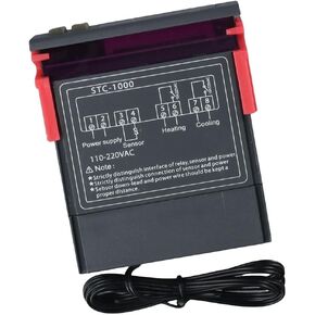 Temp Control Thermostat,Digital Temperature Controller,All-Purpose Digital Temperature Controller for Refrigerator Fermenter
