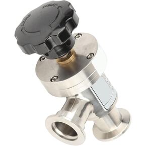 Valve Index Controller,Air Admittance Valve,Bellow Isolation Valve, KF25 304 Stainless Steel High Vacuum Manual Right Angle Valve Fit For Semiconductor Solar Energy Metallurgy