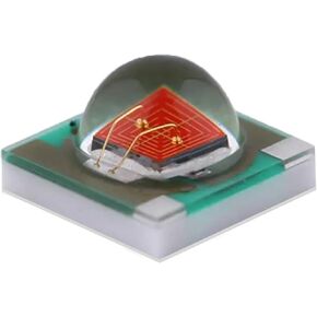 10Pcs 3535 SMD Led Chip 1W Led Emitting Diode Yellow Light High Intensity Bright Lighting Emitter Led Chip Replacement(120deg,Yellow 590nm-595nm,DC 2.0-2.4V,350mA)