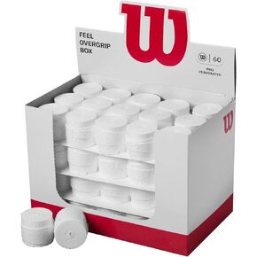 WILSON Pro Overgrip Perforated - 60 Pack, White