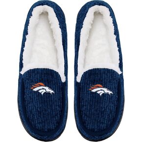 FOCO Denver Broncos Chunky Knit Moccasin - Womens Extra Large