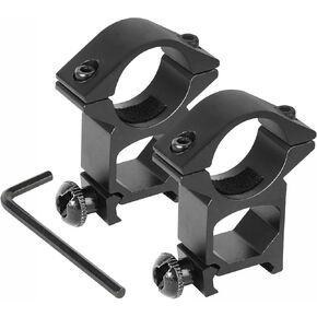 EAmber Scope Ring Mounts 1" High/Low Profile Scope Mounts Rings for Dovetail/Picatinny/Weaver Rail 11mm/20mm