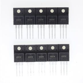(Pack of 10) MBRF2045DT (MBRF2045CT MBRF2045 MBR2045) 20A 45V TO220F Plastic-Encapsulate Power Schottky Rectifier