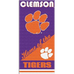 Northwest NCAA Clemson Tigers Home of Beach Towel 28" x 58"